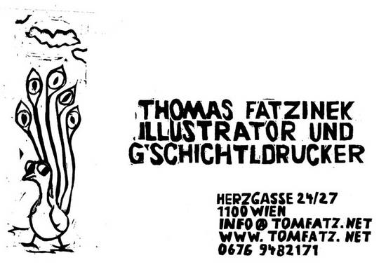 Thomas Fatzinek - Illustrator und G'schichtldrucker